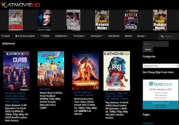 Catch Up on Your Favorite Hindi Movies with Katmoviehd Hindi