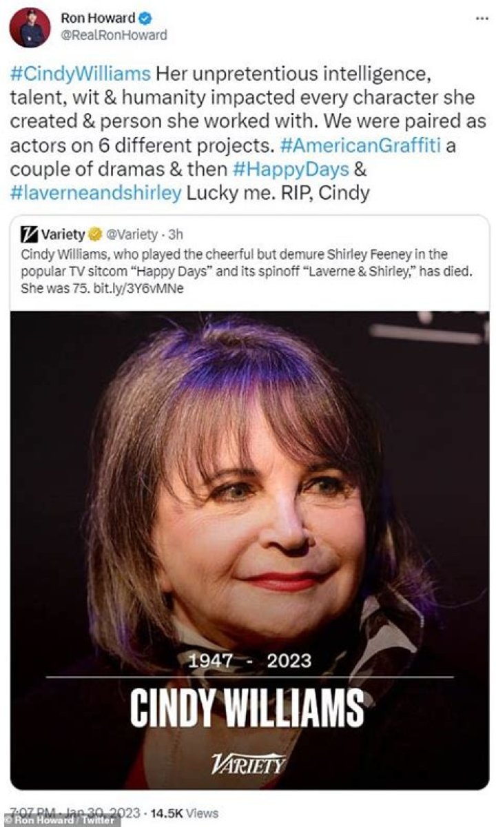 Cindy Williams Cause of Death: Cancer's Silent Impact on a Beloved Star