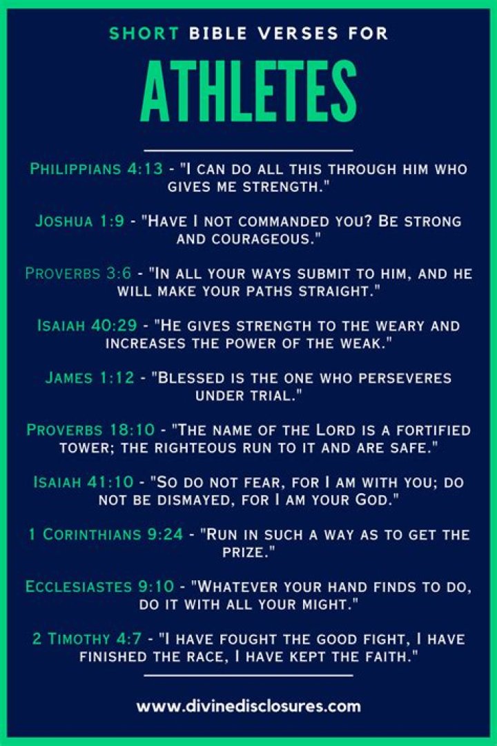 Discover The Power Of Sports In The Bible: Explore Sports Verses For Guidance And Inspiration