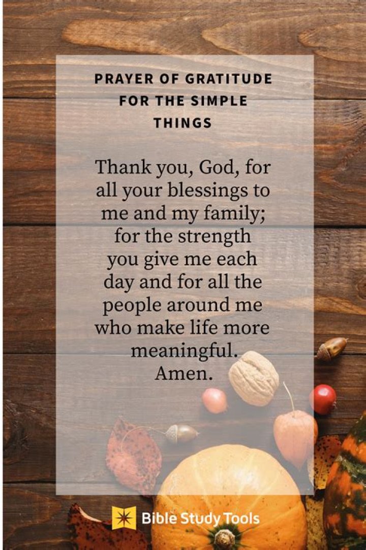 Expressing Gratitude: Thursday Prayers Of Thanksgiving