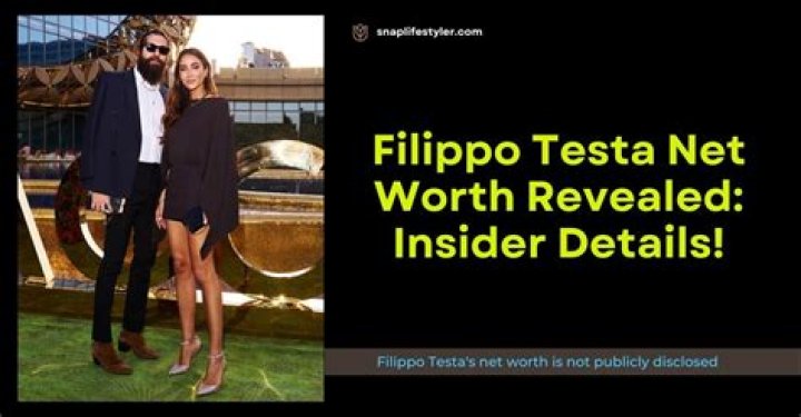 Filippo Testa Net Worth: The Untold Story of Success and Influence