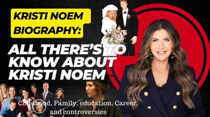 Get To Know The Early Life Of Kristi Noem