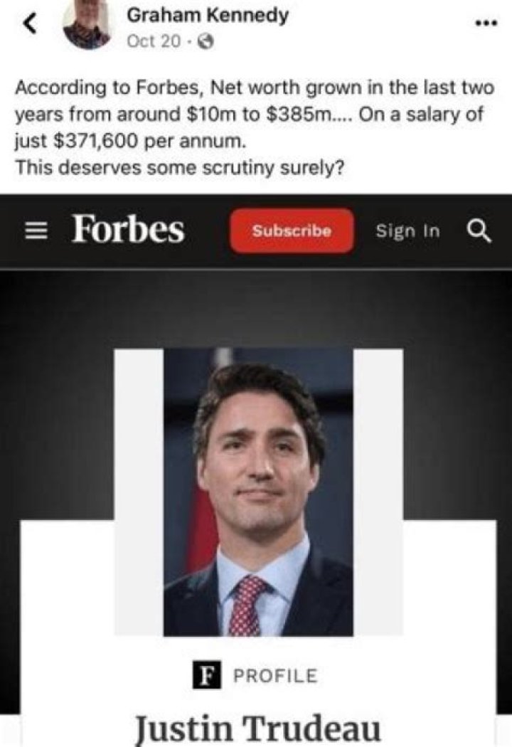 Justin Trudeau: The Forbes Profile