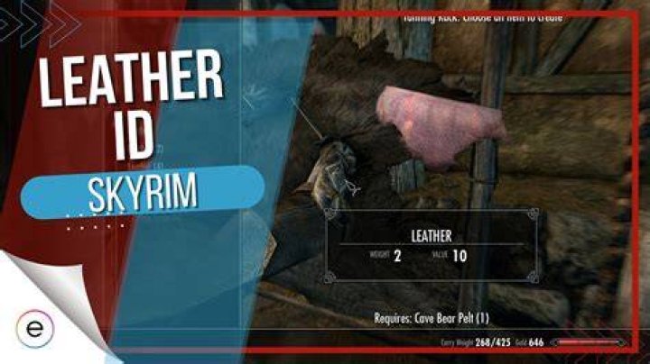 Leather ID Skyrim: Your Ultimate Guide to Crafting and Survival