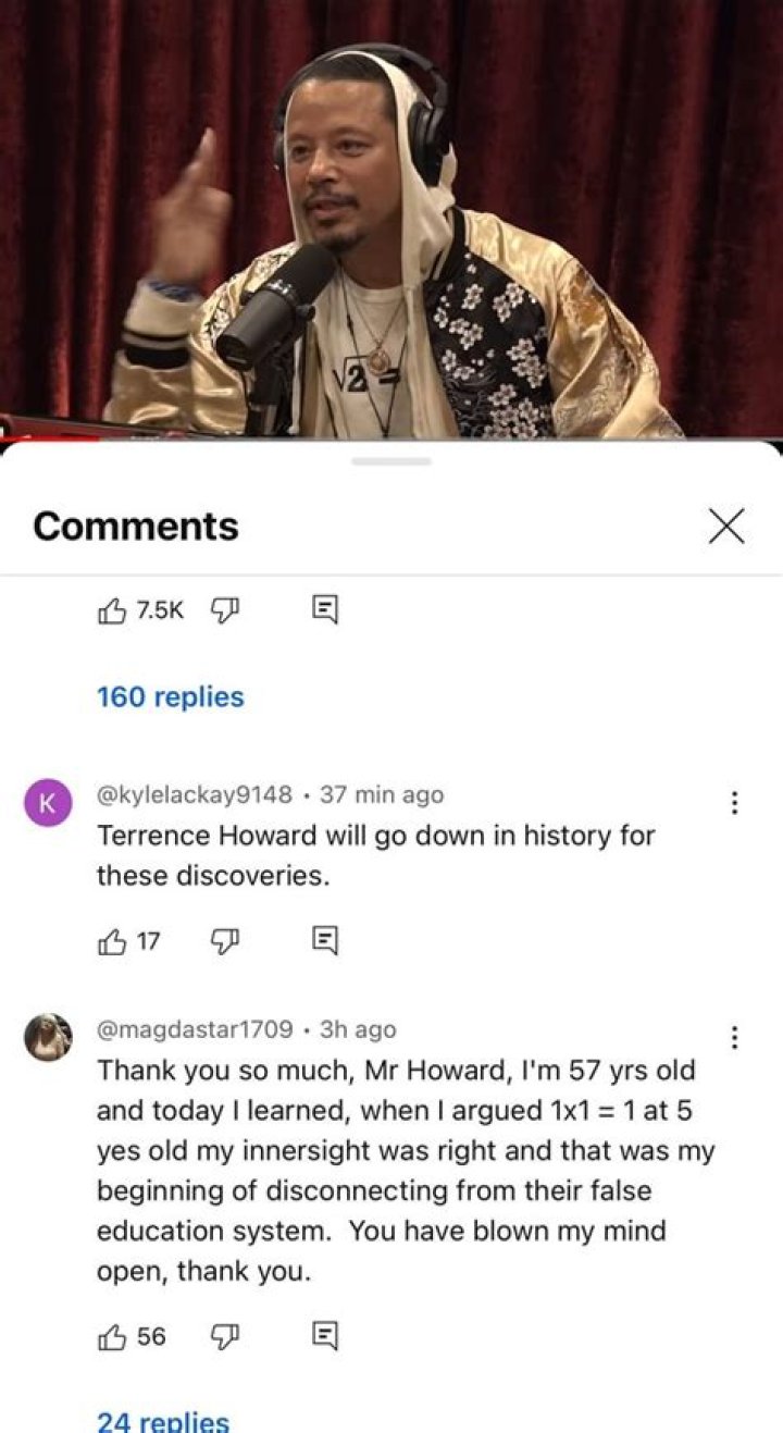 Terrence Howard's Delusional Declarations