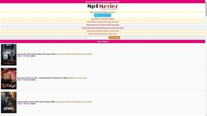 Why MP4Moviez.in is a Pitstop for Movie Buffs: Unveiling the Latest Trends