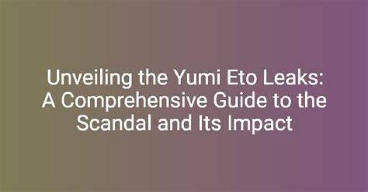 Yumi Eto Nude: A Comprehensive Look at the Misunderstood Controversy